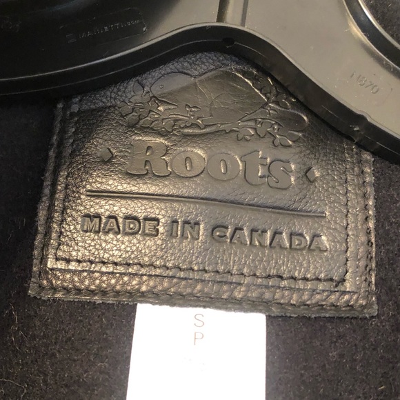 New Roots womens wool circle outer vest coat jacket S black midnight blue Small - Picture 3 of 6